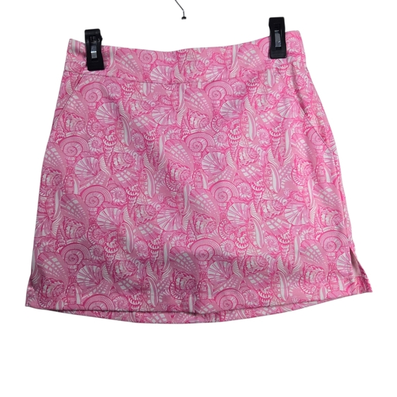 Vineyard Vines Pants - Vineyard Vines‎ Pink Seashell Whale Logo Skort Skirt Golf Tennis